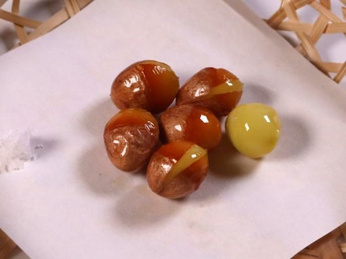30秒間揚げるだけ！  揚げ銀杏